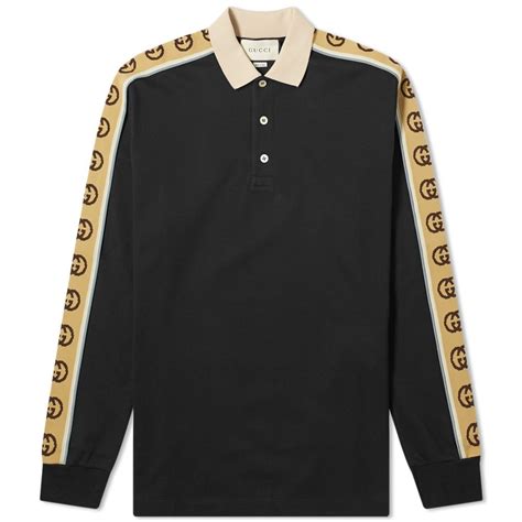 cheap gucci long sleeve shirts|gucci long sleeve polo shirt.